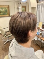 フェリーク ウジヤマダ(feerique UJIYAMADA)&nbsp;ミルクティーカラー♪［メンズカット,ブリーチオンカラー］