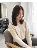 韓国風くびれレイヤー×ナチュラル内巻き