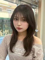オーラ オモテサンドウ(Aura omotesando)&nbsp;韓国風ハッシュレイヤー×柔らかベージュ