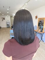 リープ(leap hair)&nbsp;顔周りレイヤー × オリーブグレージュ