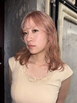 クレン(CLENN)&nbsp;ピンクベージュ ブリーチカラー