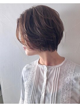オーク 学芸大学(OAK) 丸みショート×顔まわりレイヤー★多田
