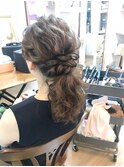 花嫁結婚式ローポニーアレンジ 【ヘアアレンジ  立川/立川南】