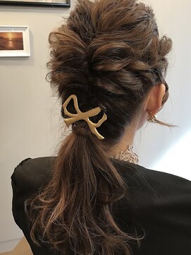 ロータス ヘアデザイン(LOTUS hair design.) お呼ばれヘアセット×guest style