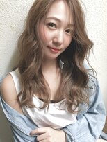 チョビー(Chobii)&nbsp;表参道 デジタルパーマ グレージュカラー ロングヘア 栗原/63