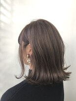 ジーナ 博多(Zina)&nbsp;[Zina]ラベンダーグレージュ♪外ハネボブ♪