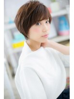 ヘアアンドビューティー ミック(Hair & Beauty miq)&nbsp;清楚なひし形ショートボブb