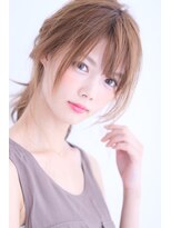 ヘアーズ ベリー 北巽店(hairs BERRY)&nbsp;BERRY/デザインカラー＿厚めバング＿ローライト＿スリークボブ
