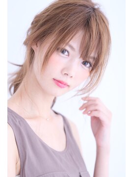 ヘアーズ ベリー 北巽店(hairs BERRY) BERRY/デザインカラー_厚めバング_ローライト_スリークボブ