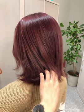 フィゼル あべのルシアス店(Aujua fizelle) チェリーパープル＊増崎彩乃