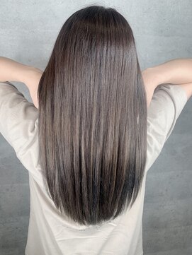 アンダーバーホワイト 堺東店(_WHITE) ベージュグレー,色持ち１ヶ月,ブリーチなし／髪質改善