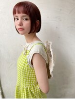 テイラー(Taylor)&nbsp;［Taylor］☆大宮　オレンジベージュ×内巻きボブ