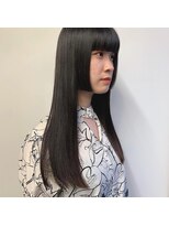 ギフトサニーサイド(gift sunny side)&nbsp;幅広めな姫カット＊モードヘア