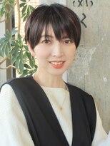 ロビー 表参道(ROBBY)&nbsp;黒髪スッキリショート／前髪あり／表参道／30代40代50代