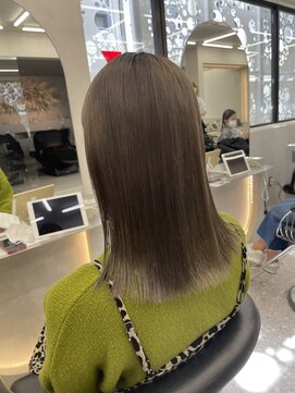 ロンド マーレ 天神大名店(Lond mare) イメチェン/チェリーブラウン/フェミニン/ダークアッシュ/束感