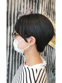 20代　30代マッシュショート耳掛け◎