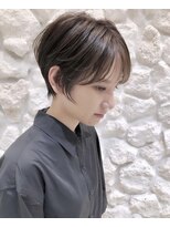 モアナバイヘッドライト 綱島店(Moana by HEADLIGHT)&nbsp;#ハンサムショート#耳掛けショート#ブラウン