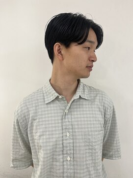 エンドリンク(endlink) 短めセンターパートマッシュ