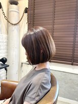 ボタニカル(BOTANICAL)&nbsp;大人可愛い丸みボブ ツヤ髪ベージュ髪質改善