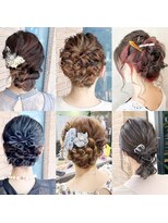 ヘアセット、ヘアアレンジ