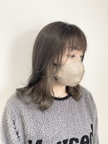 ヘアステーションフラット(HAIR STATION FLAT)&nbsp;ダークグレー×ホワイトベージュ