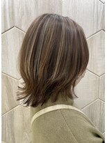 ビューティドレッセヤマノ 池袋パルコ(Beauty Dresse YAMANO)&nbsp;【白髪ぼかし】30代40代50代60代ミディアムレイヤー/ハイライト