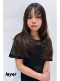 レイヤーカット 韓国レイヤー 顔まわりレイヤー
