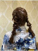 浴衣着付け＋ヘアセット