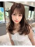 【木屋指名限定】韓国小顔カット+透明感艶カラー+Aujuaトリートメント