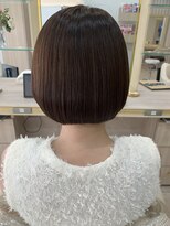 アッシュ 仙川店(Ash)&nbsp;ことりベージュ/ヘルシースタイル/大人ボブ/白髪ぼかし/50代