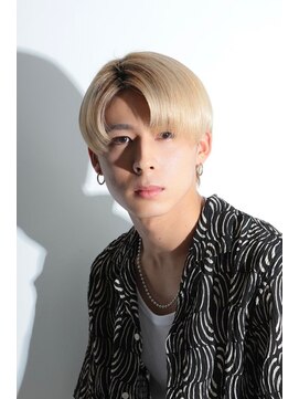 バース 河原町店(BIRTH) ミルクティベージュトリプルカラー透明感カラーセンターパート