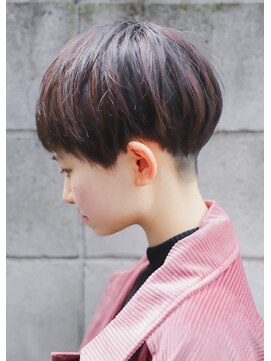 ソウ アオヤマ(SO aoyama) コンパクトマッシュ　丸い刈り上げ　マニッシュ　大人可愛い