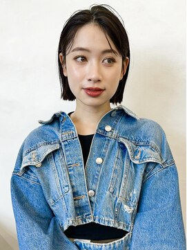 ガーデントウキョウ(GARDEN Tokyo) 黒髪/ボブ/小顔ボブ/ミニボブ/大人ボブ/シースルーバング