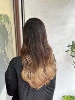 アン ブリーチ(UN BLEACH)&nbsp;【グラデーションカラー】ミルクティーベージュ♪