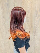ヘアートゥリース 武蔵小杉店(hair trees) グラデーション2セクションカラー
