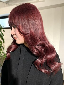 ニュート(Neut ) ボルドーカラー/赤髪/暖色カラー/ブリーチなしダブルカラー/艶髪