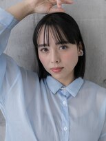 ポケット(pocket)&nbsp;イメチェン/ホワイトブロンド/外ハネボブ/ワイドバング/仙台61