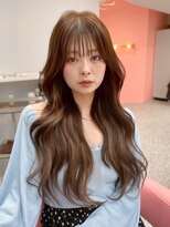 ボタン シブヤ(VOTAN SHIBUYA)&nbsp;韓国ヘア/エクステ/羽エク/前髪あり/顔まわりカット