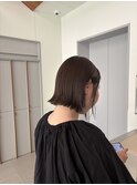 【LOREN AO】切りっぱなしボブ/艶ベージュ