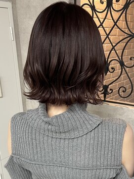 ルノン フィージュ(LUNON fieju) イメチェンヘアスタイルホワイトブロンド外ハネボブ美髪のススメ