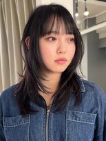 ジアン テラス(GIEN TERRASSE)&nbsp;レイヤーカットハッシュカットフェイスレイヤー/岸本