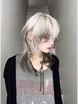 サイ(sai)&nbsp;前髪/アンブレラカラー/こなれミディ/イメチェン/ウェーブパーマ