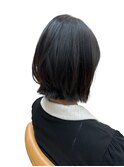 透明感グレージュ◎冬の韓国風くびれショート 20代30代