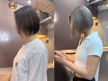 レブ ヘアーサロン(Reb, HairSalon)の写真/理論に基づき髪の動きに合わせた技術が再現性を高めます