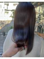 ワンデイ 表参道(oneday)&nbsp;最上級艶感ブラウン×美髪ストレート/髪質改善/縮毛矯正