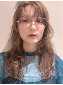 レイヤーカット×ミルクティーカラー×美髪×原宿×渋谷×表参道