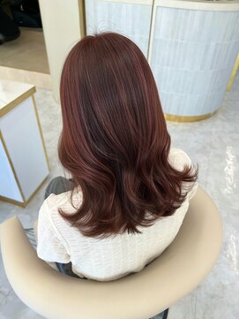 エトワール バイ ヴィンス(etoile by vince) ハイライト/ピンクハイライト/韓国風/レイヤー/前髪/顔まわり