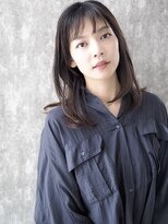 ヘアーデザイン アンジェロ インアルト(Hair Design Angelo In alto)&nbsp;30代40代50代/セミロング/ミディアム/ベージュ