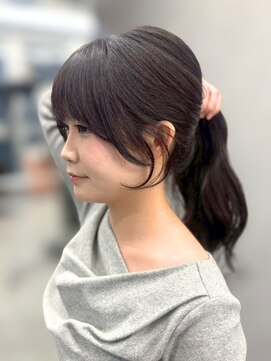 ジエクトカナウ 梅田 【顔周り似合わせカット】顔まわりカット/ココアグレージュ