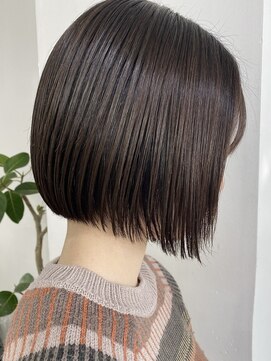 エリマ 横浜西口(elima) 横浜タッセルボブミルクティーベージュヘーゼルベージュカラー